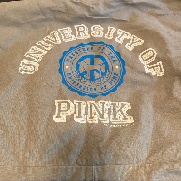 Vintage Y2K PINK Victoria’s Secret reversible tote bag gray to white/pink - Picture 7 of 16